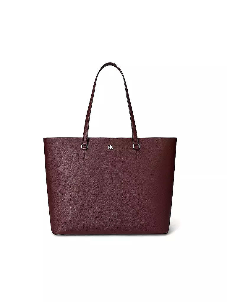LAUREN RALPH LAUREN | Ledertasche - Shopper KARLY Large | dunkelrot