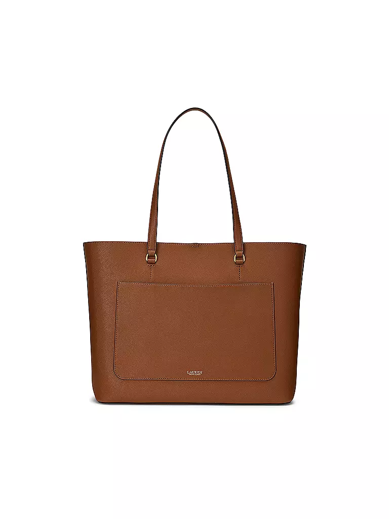 LAUREN RALPH LAUREN | Ledertasche - Shopper KARLY TOTE Large | rosa