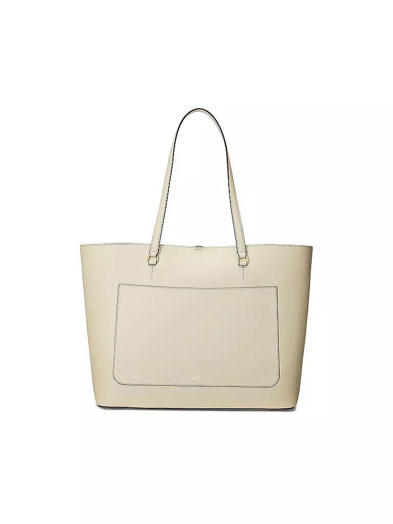 LAUREN RALPH LAUREN | Ledertasche - Shopper KARLY TOTE Large | creme