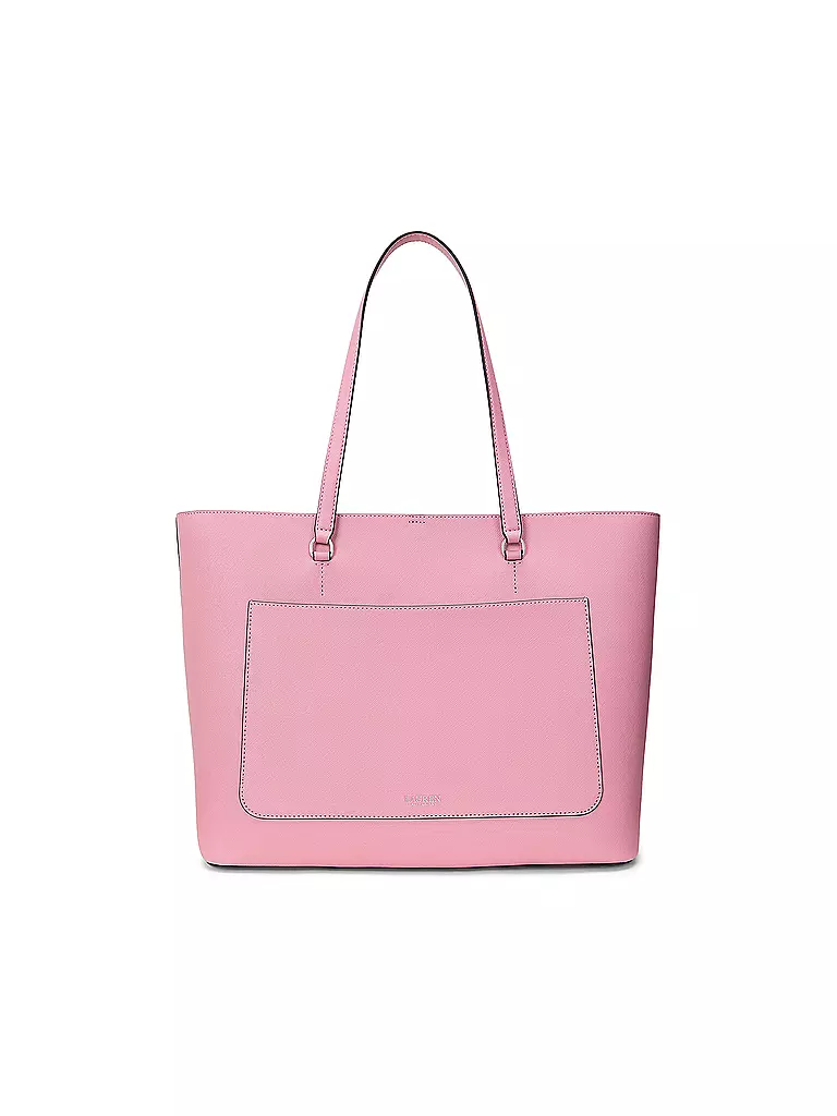 LAUREN RALPH LAUREN | Ledertasche - Shopper KARLY TOTE Large | weiss