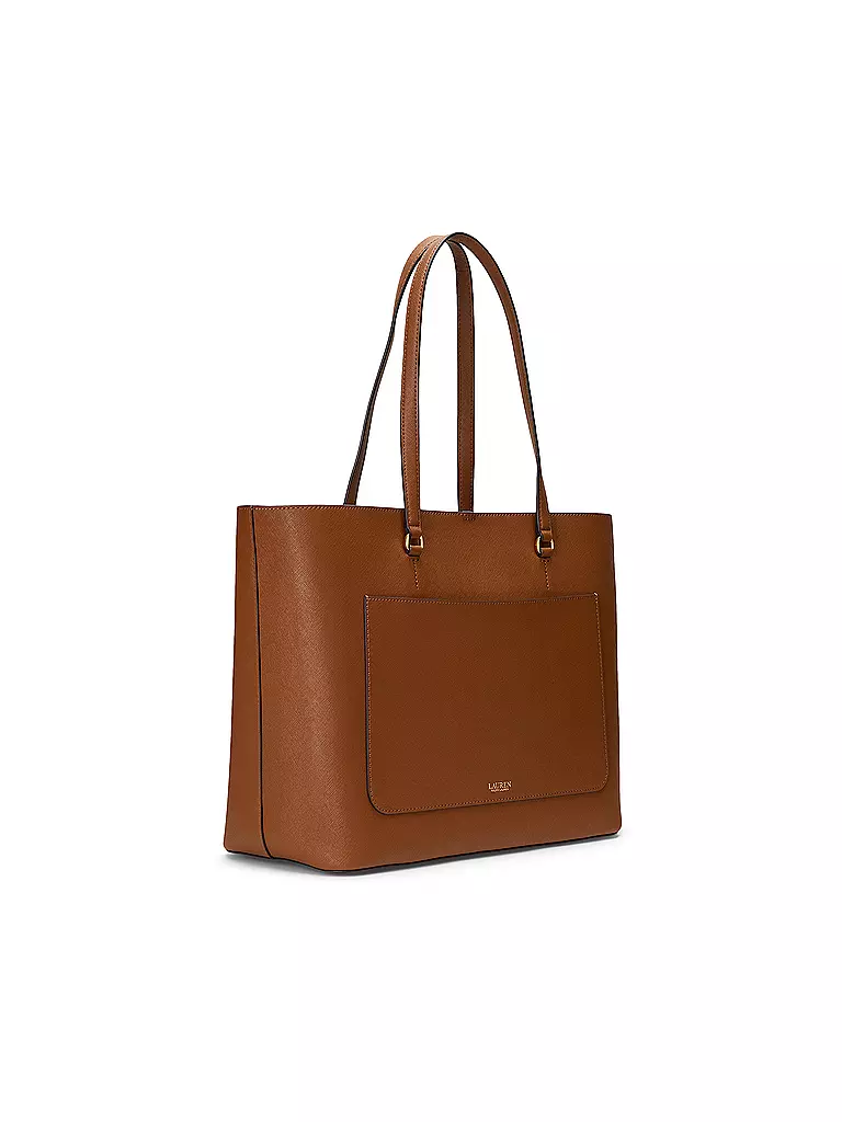 LAUREN RALPH LAUREN | Ledertasche - Shopper KARLY TOTE Large | rosa