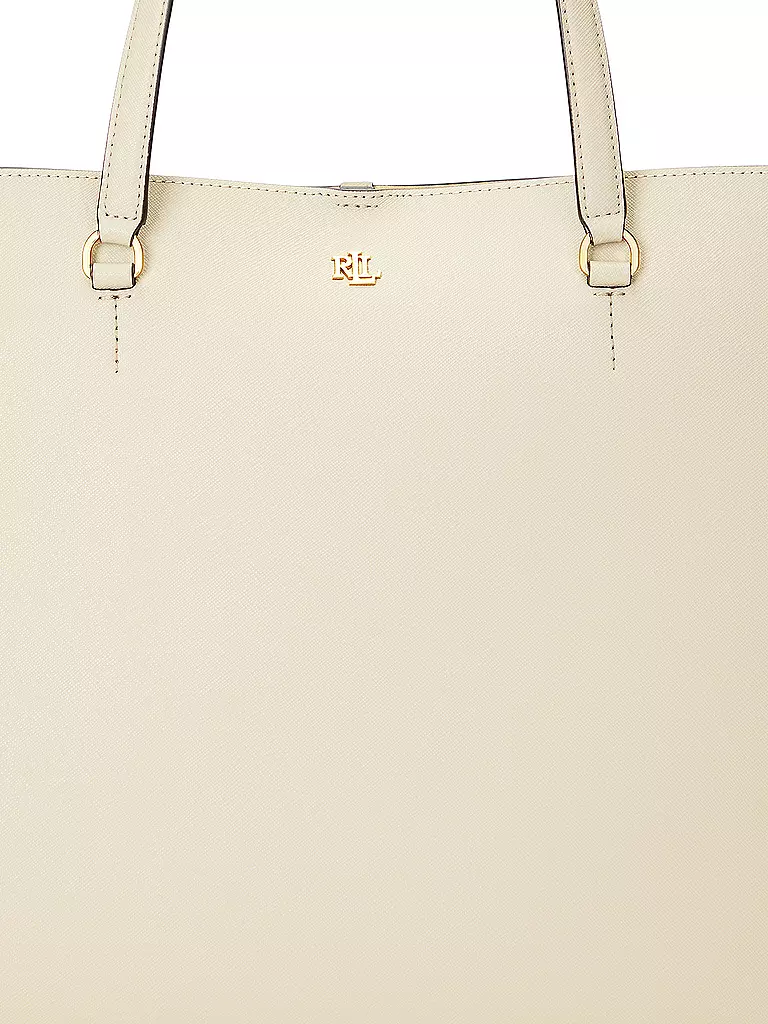 LAUREN RALPH LAUREN | Ledertasche - Shopper KARLY TOTE Large | creme