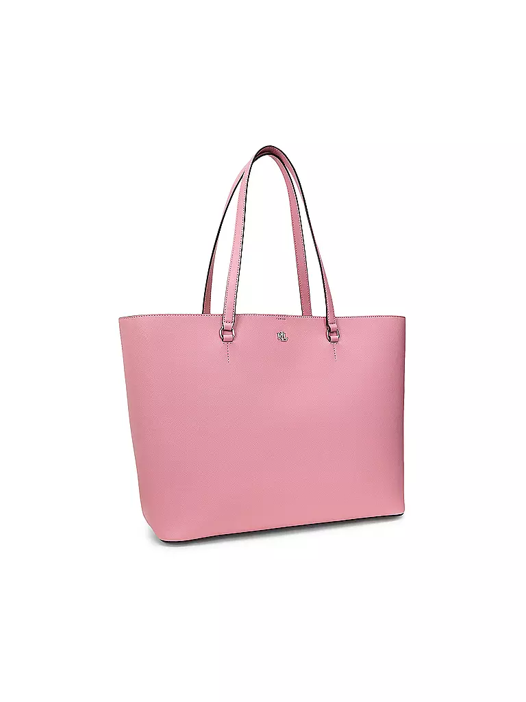 LAUREN RALPH LAUREN | Ledertasche - Shopper KARLY TOTE Large | weiss