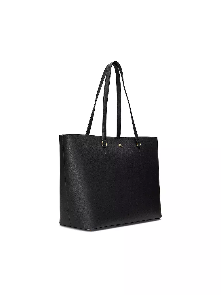 LAUREN RALPH LAUREN | Ledertasche - Shopper KARLY TOTE Large | silber