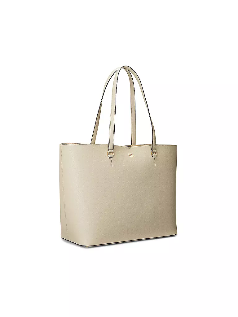 LAUREN RALPH LAUREN | Ledertasche - Shopper KARLY TOTE Large | creme