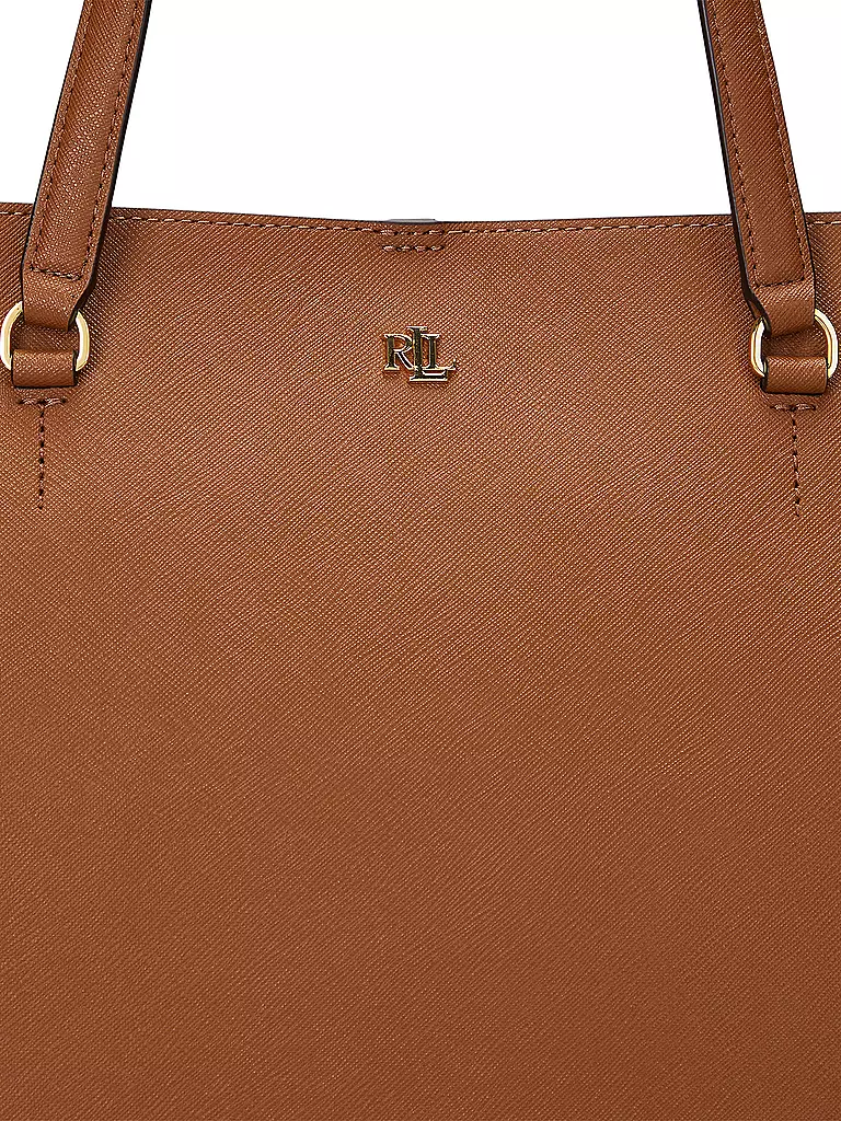 LAUREN RALPH LAUREN | Ledertasche - Shopper KARLY TOTE Large | rosa