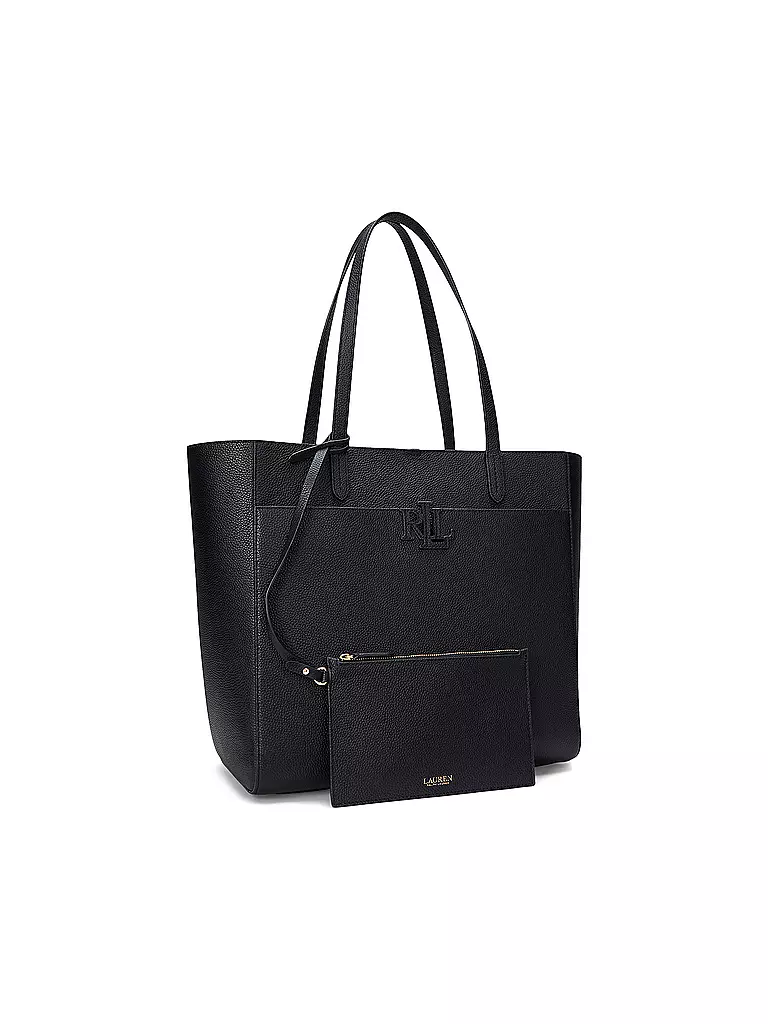 LAUREN RALPH LAUREN | Ledertasche - Shopper Large | braun