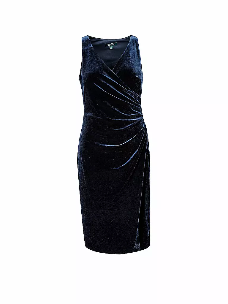 LAUREN RALPH LAUREN | Samtkleid "Torella" | blau