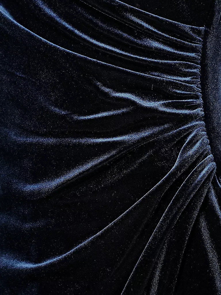 LAUREN RALPH LAUREN | Samtkleid "Torella" | blau