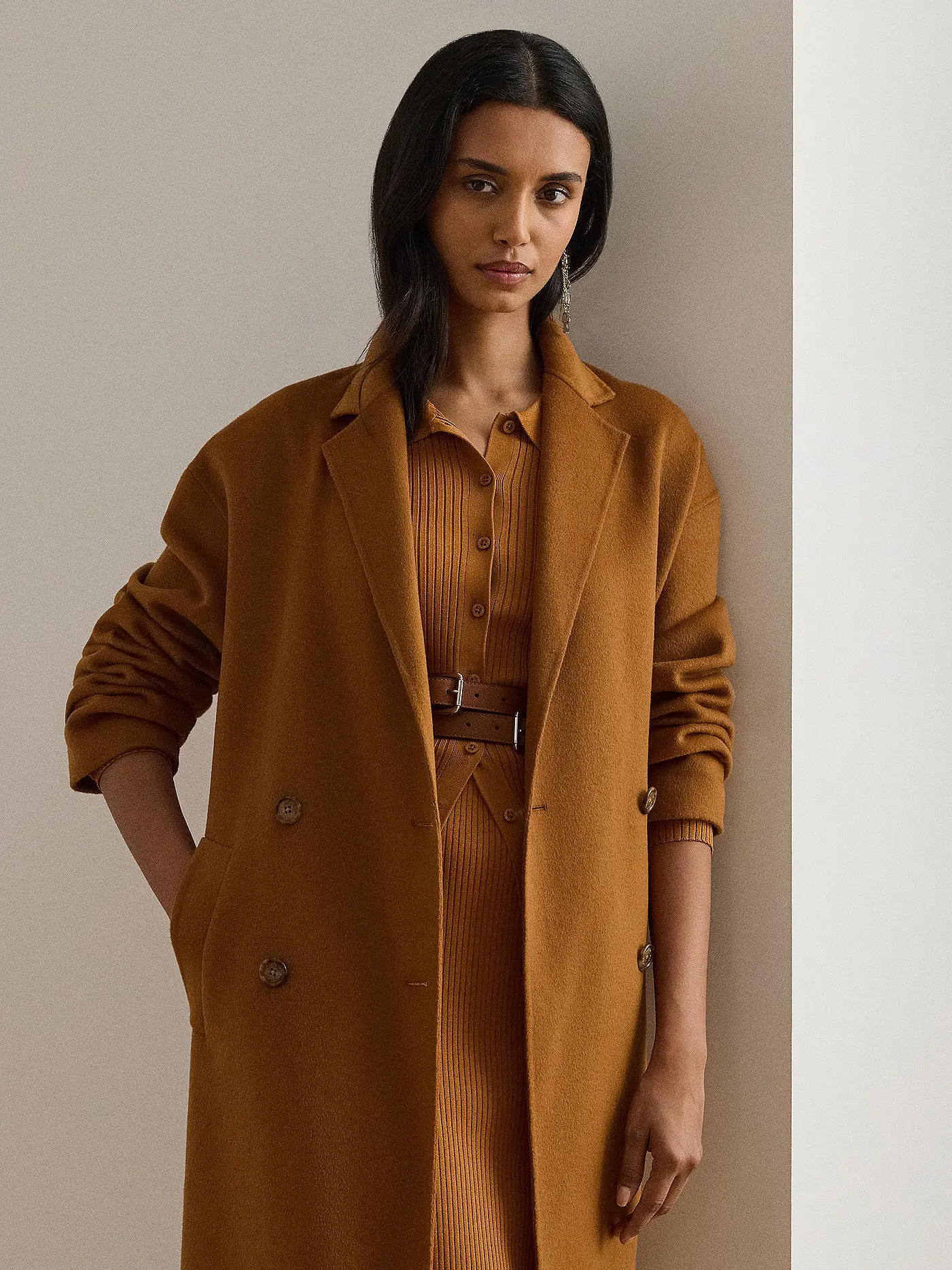 LAUREN RALPH LAUREN | Wollmantel DAWLEY | camel