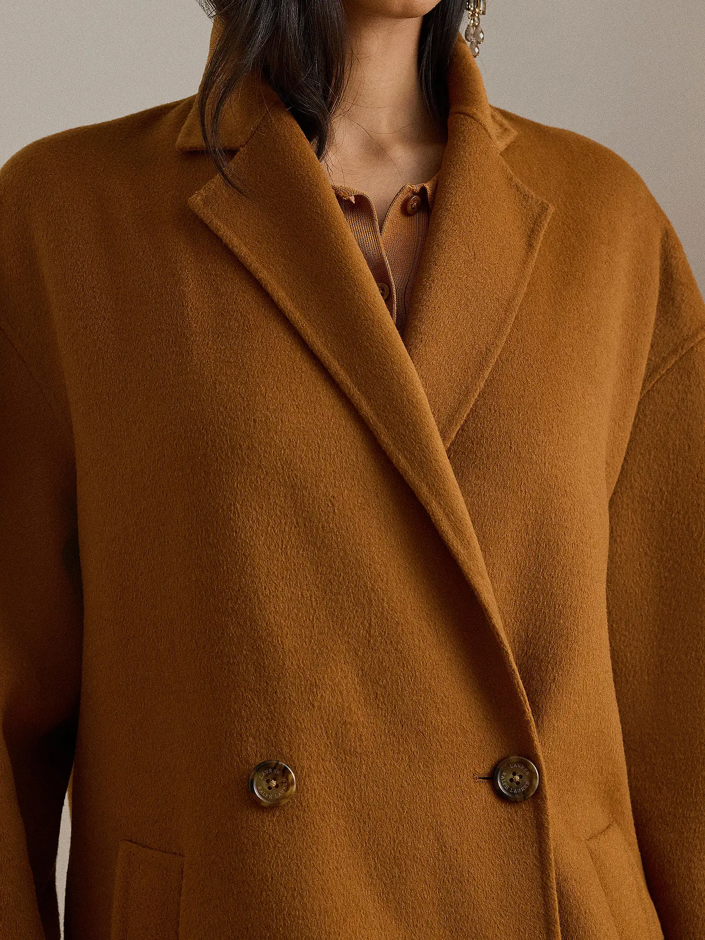 LAUREN RALPH LAUREN | Wollmantel DAWLEY | camel