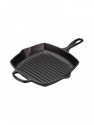 LE CREUSET | Grillpfanne quadratisch 26x26cm "Signature" (Schwarz)