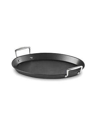 LE CREUSET | Aluminium-Antihaft ovale Pfanne 40cm/2l Schwarz