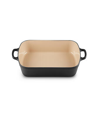 LE CREUSET | Gusseisen-Bratreine eckig 33cm/4,9l SIGNATURE Schwarz
