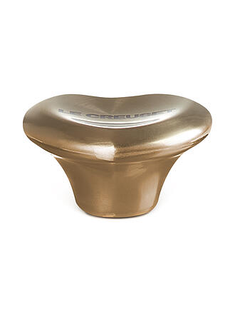 LE CREUSET | Deckelknopf Herz 4,7cm SIGNATURE Hellgold