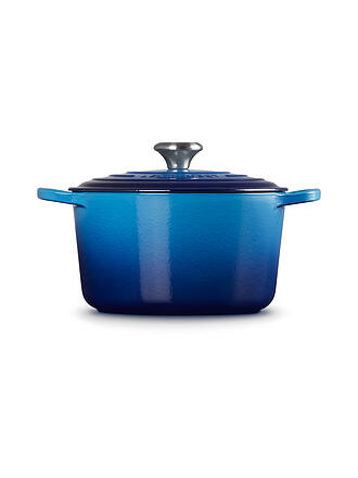 LE CREUSET | Bräter rund hoch SIGNATURE 24cm Azure