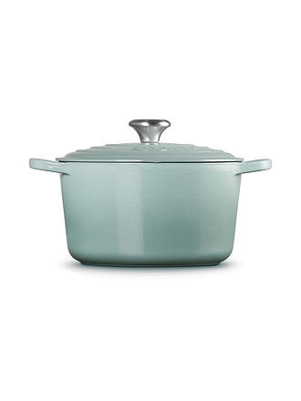 LE CREUSET | Bräter rund hoch SIGNATURE Sea Salt 