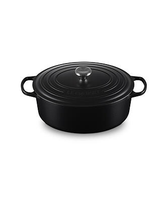 LE CREUSET | Bräter oval SIGNATURE 33cm/7,5l Schwarz 