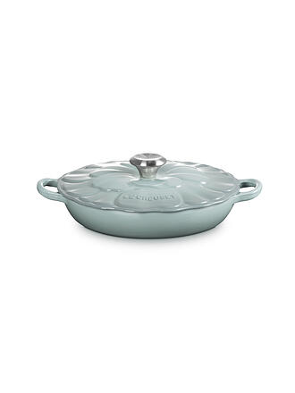 LE CREUSET | Gourmet Profitopf SIGNATURE BLUME 26cm Sea Salt
