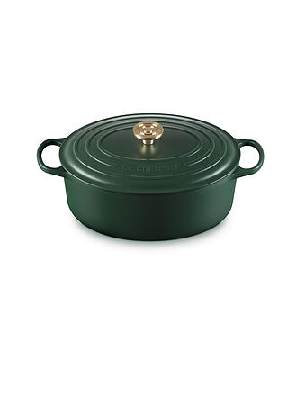 LE CREUSET | Bräter oval SIGNATURE 31cm 6,3l Foret/GD