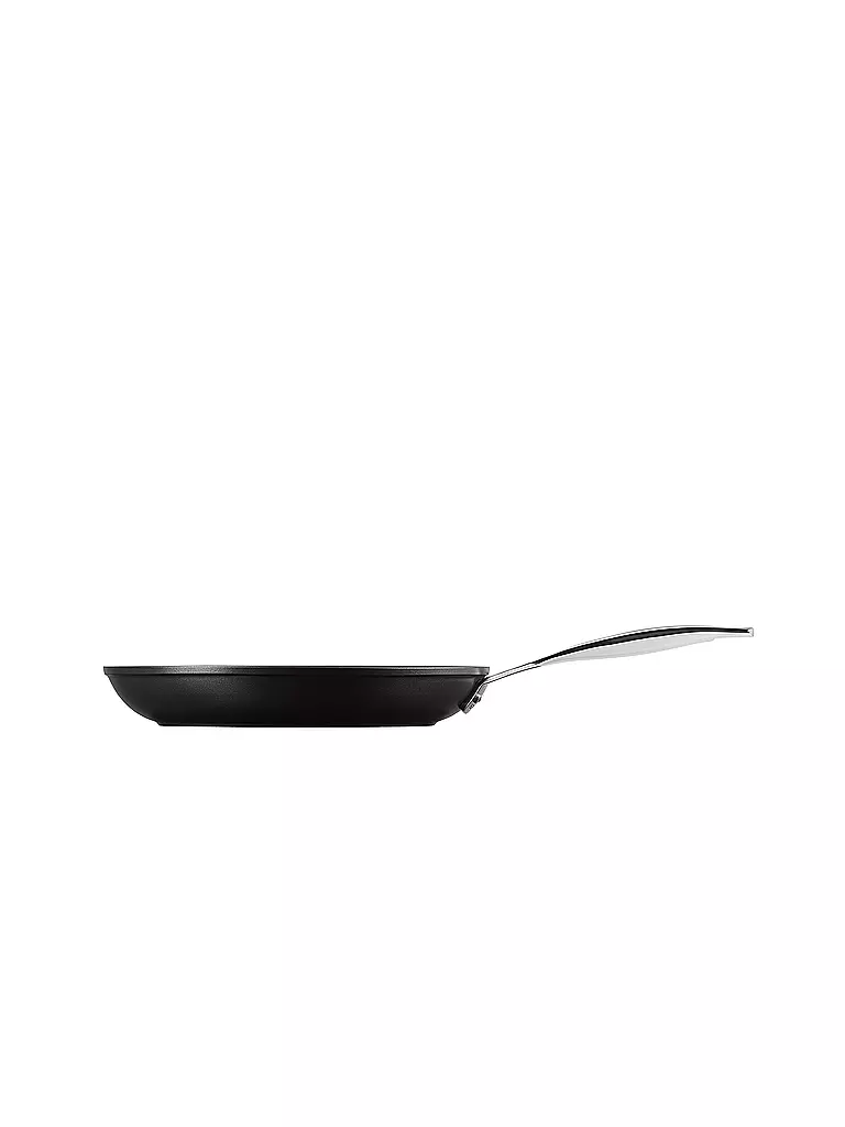 LE CREUSET | Aluminium-Antihaft flache Pfanne 28cm Schwarz | schwarz