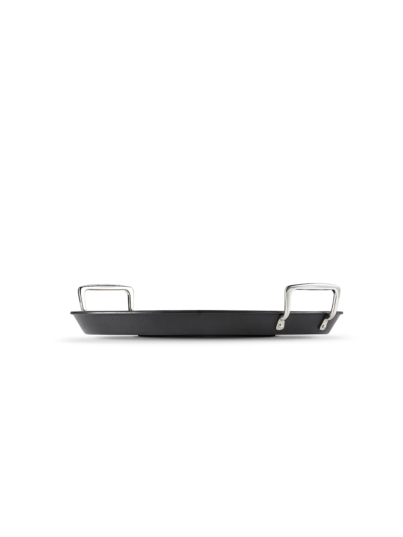 LE CREUSET | Aluminium-Antihaft ovale Pfanne 40cm/2l Schwarz | schwarz
