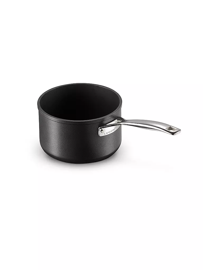 LE CREUSET | Aluminium-Antihaft Stielkasserolle 18cm/2,8L | schwarz