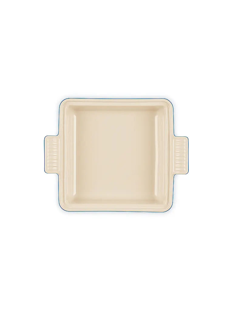 LE CREUSET | Auflaufform quadratisch mit Deckel 23cm/2,4l TRADITION Azure | 