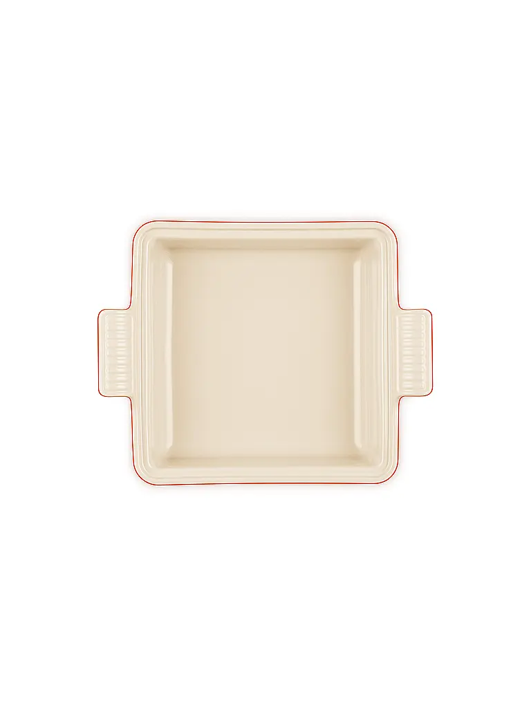 LE CREUSET | Auflaufform quadratisch mit Deckel 23cm/2,4l TRADITION Ofenrot | 