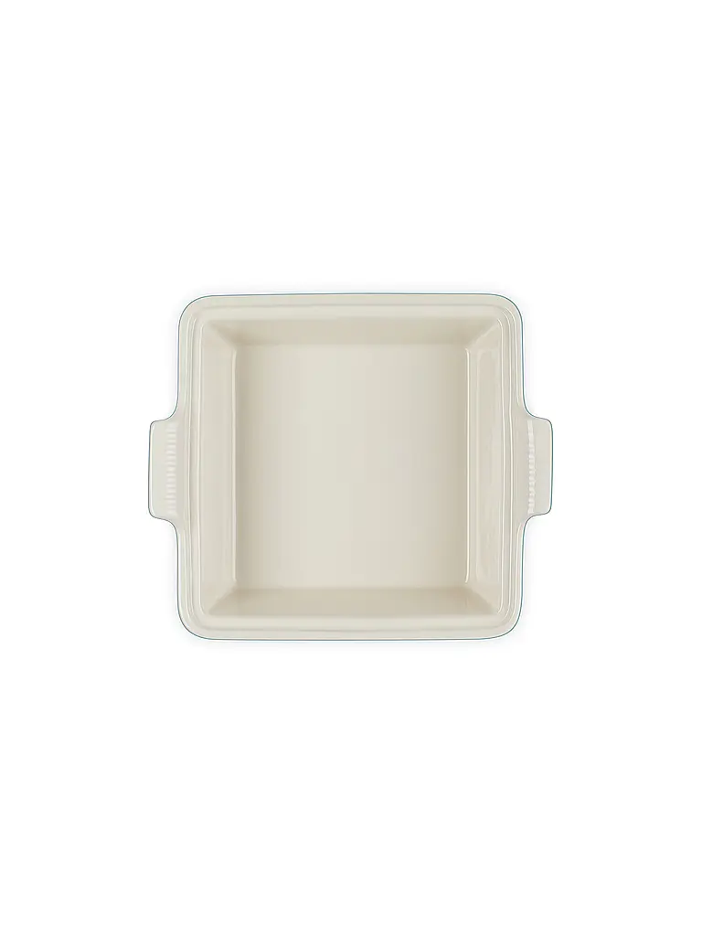 LE CREUSET | Auflaufform quadratisch mit Deckel 23cm/2,4l TRADITION Sea Salt | hellgrau