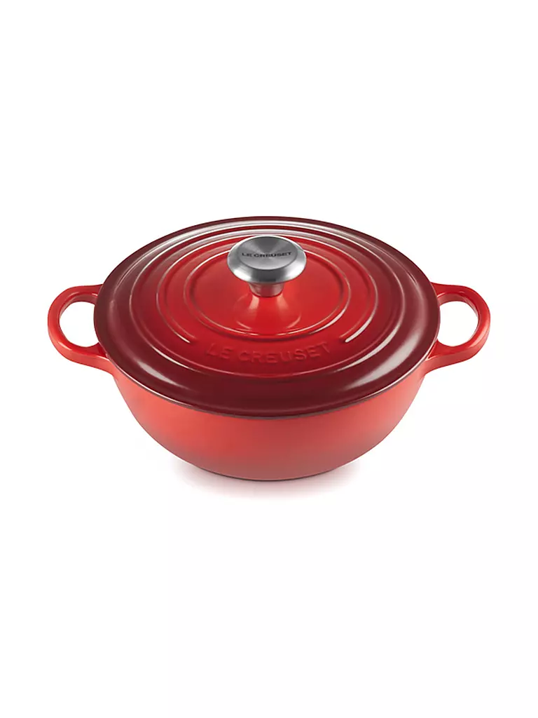 LE CREUSET | Bräter 24cm La Marmite Signature Kirschrot | rot