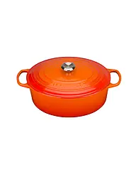 LE CREUSET | Bräter oval SIGNATURE 33cm/7,5l Sea Salt | orange