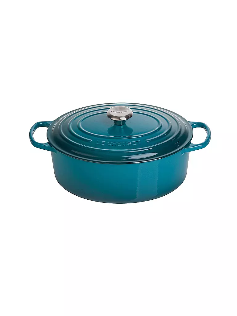 LE CREUSET | Bräter oval "Signature" 31cm (deep teal) | petrol