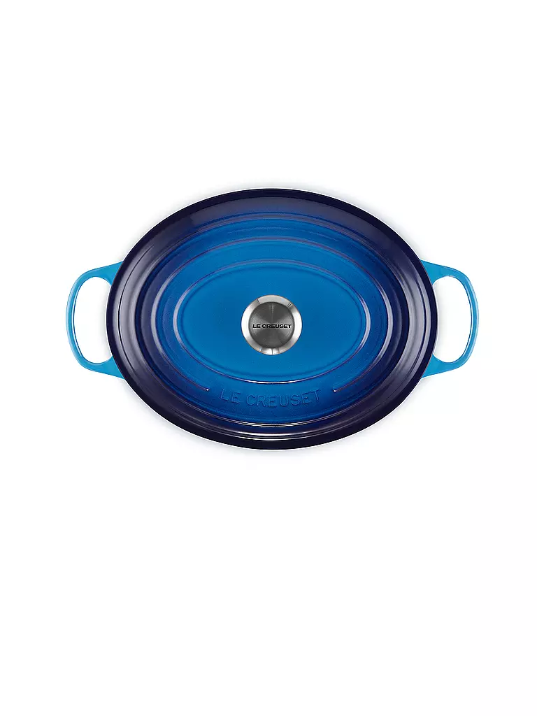 LE CREUSET | Bräter oval SIGNATURE 31cm 6,3l Azure | 