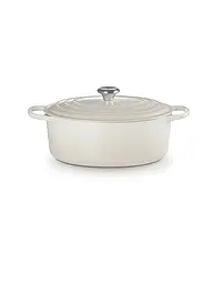 LE CREUSET | Bräter oval SIGNATURE 33cm/7,5l Sea Salt | creme