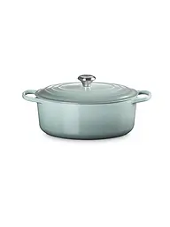 LE CREUSET | Bräter oval SIGNATURE 33cm/7,5l Sea Salt | hellgrau