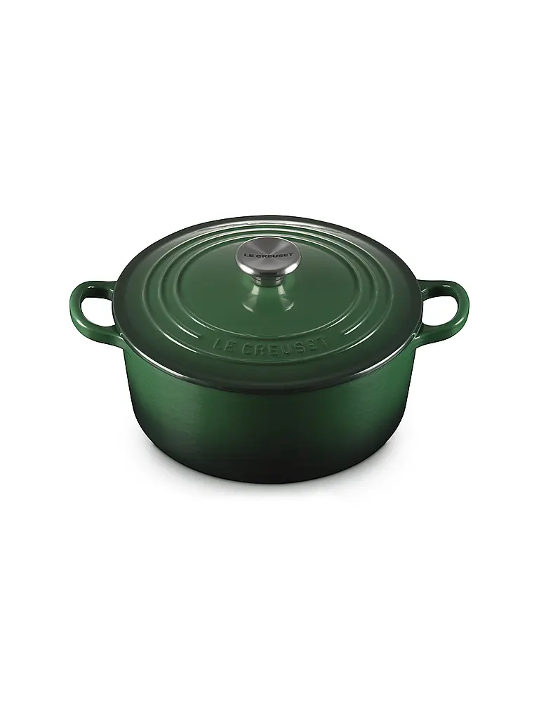 LE CREUSET | Bräter rund 22cm TRADITION Juniper | Dunkelgrün