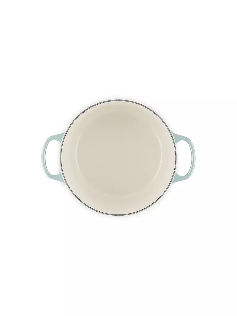 LE CREUSET | Bräter rund hoch SIGNATURE Sea Salt | blau