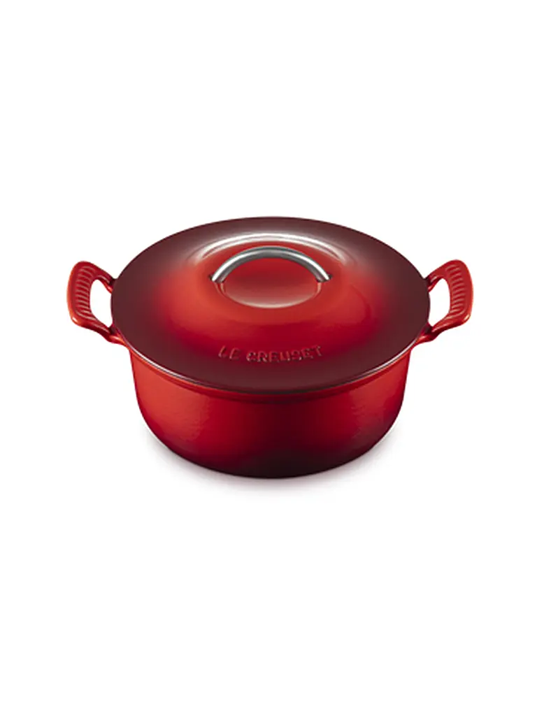 LE CREUSET | Bräter rund MODERN HERITAGE 26cm 4,6l Kirschrot | rot