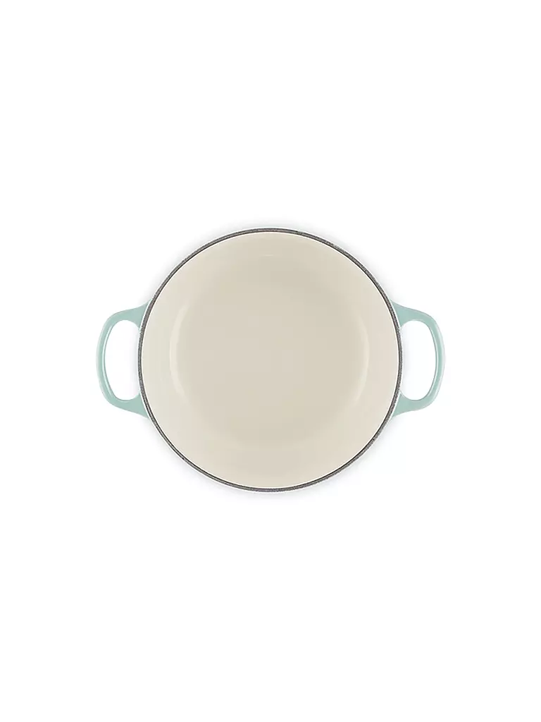 LE CREUSET | Bräter rund SIGNATURE 20cm/2,4 l Sea Salt | dunkelrot