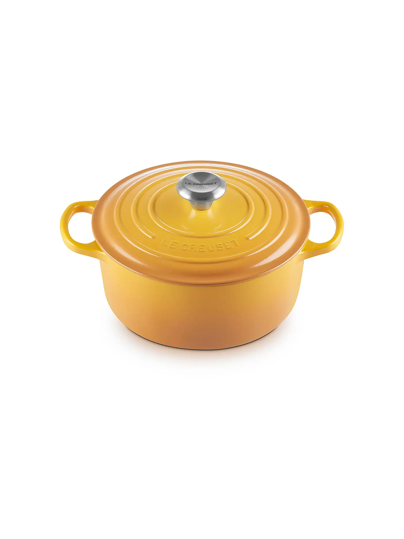 LE CREUSET | Bräter rund SIGNATURE 24cm/3,3l Nectar | gelb