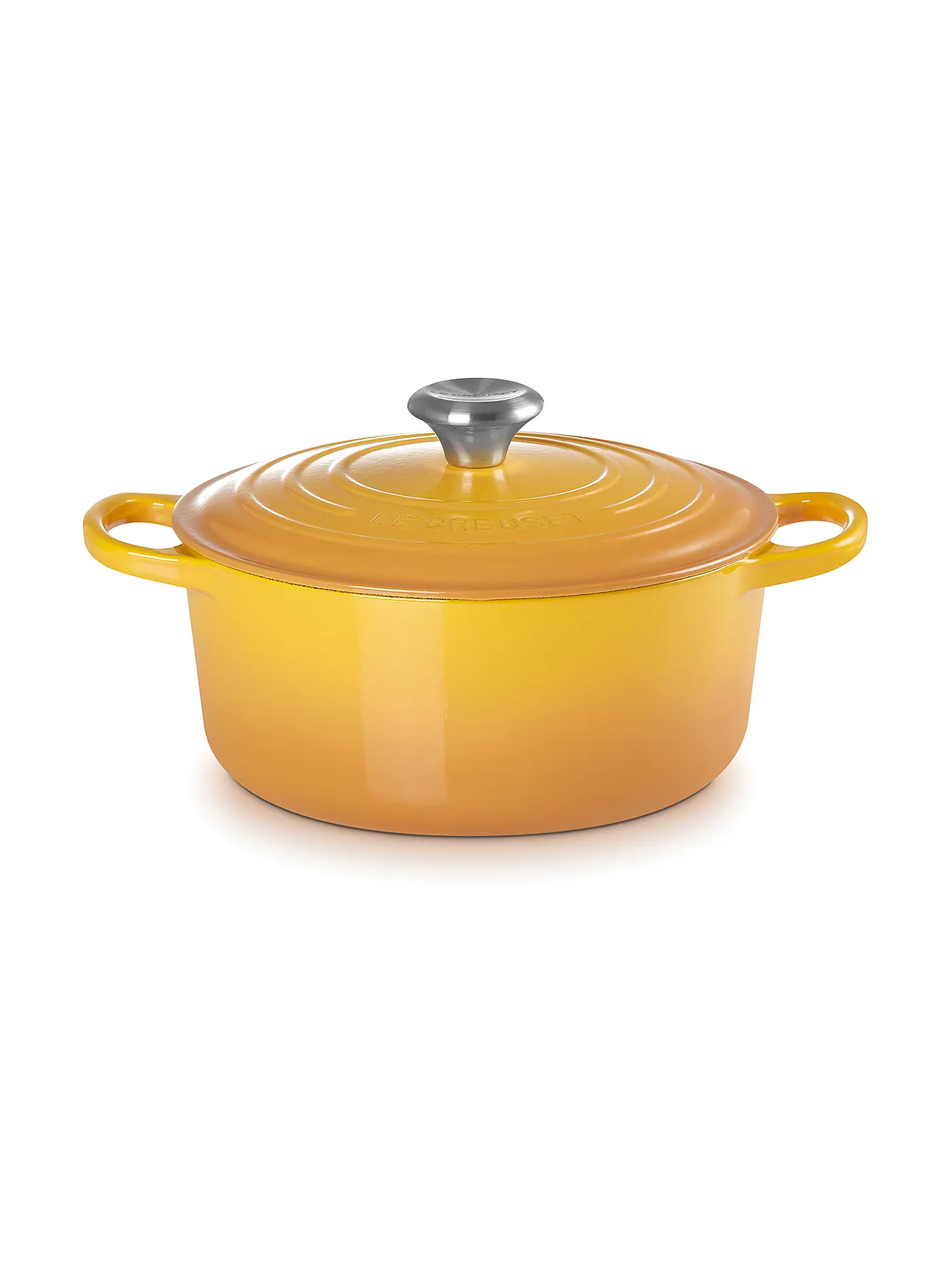 LE CREUSET | Bräter rund SIGNATURE 24cm/3,3l Nectar | gelb