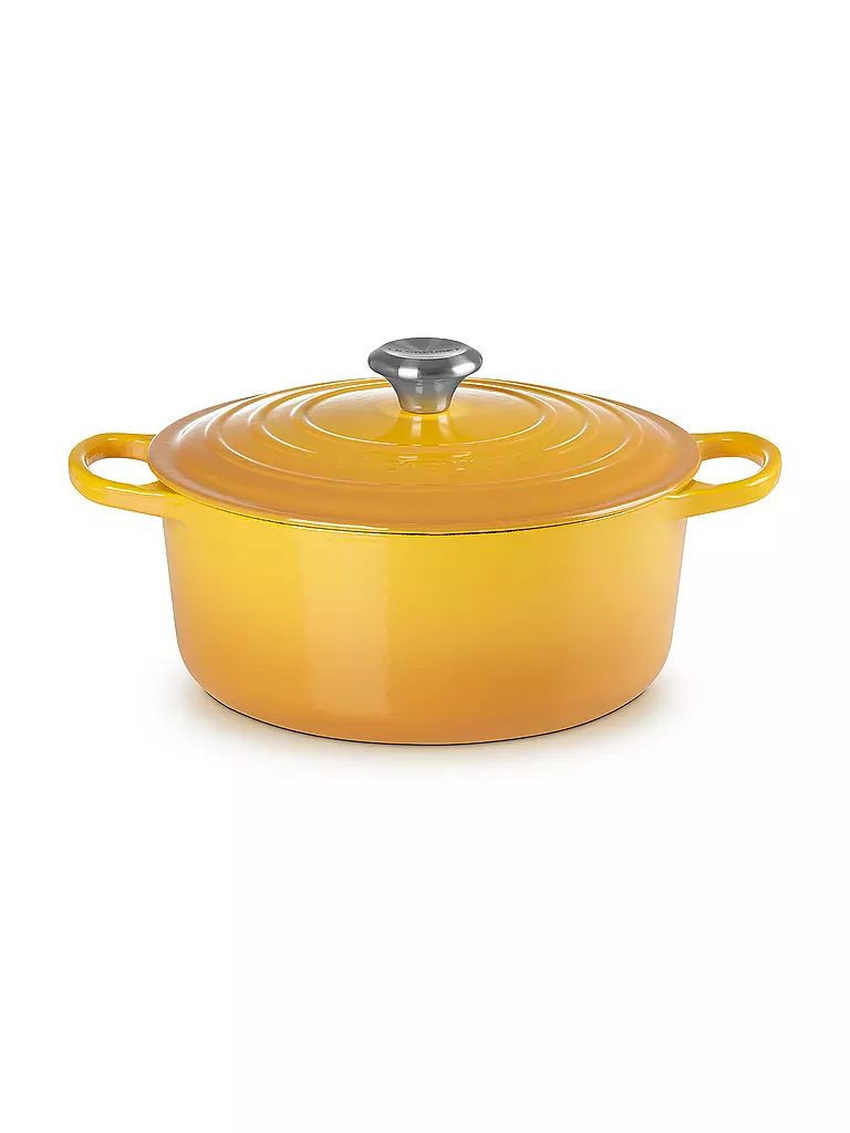 LE CREUSET | Bräter rund SIGNATURE 26cm Nectar | gelb