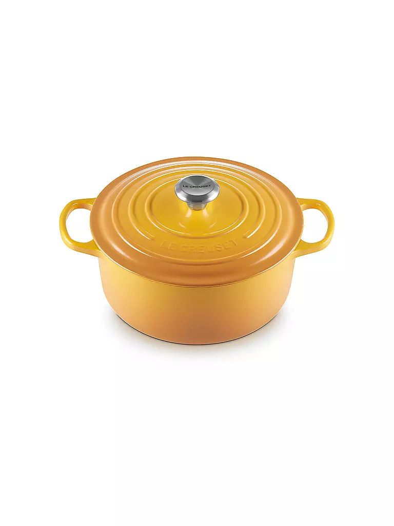 LE CREUSET | Bräter rund SIGNATURE 26cm Nectar | gelb