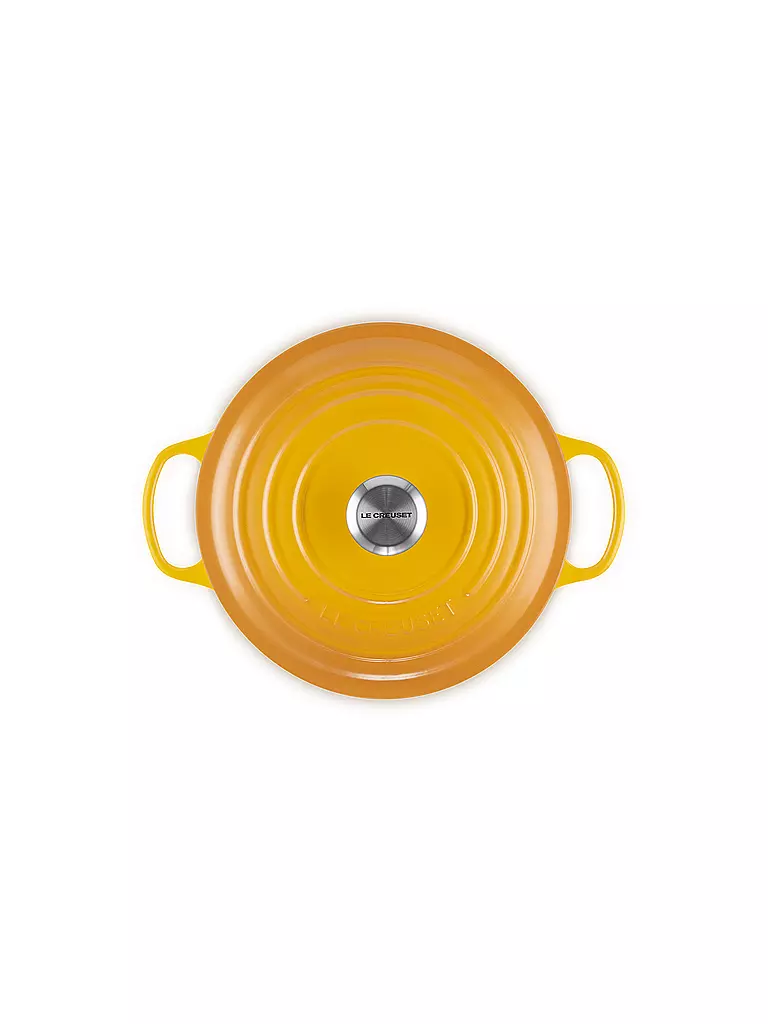 LE CREUSET | Bräter rund SIGNATURE 26cm Nectar | gelb