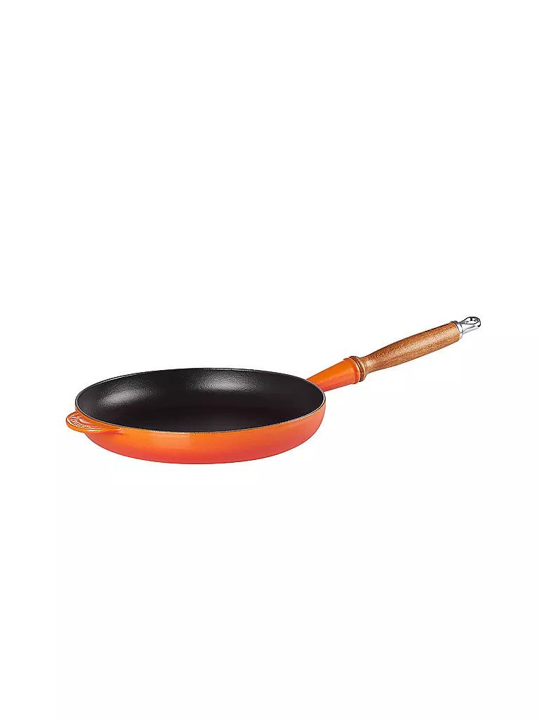 LE CREUSET | Bratpfanne mit Holzgriff 26cm Ofenrot | orange