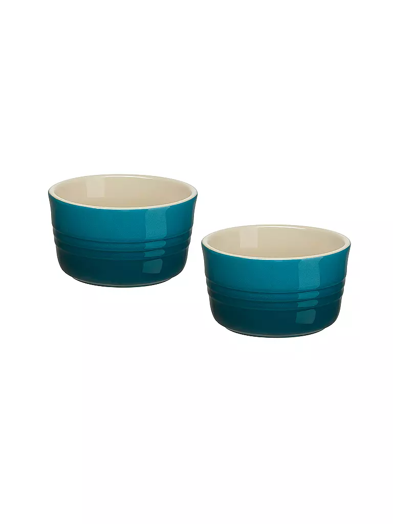 LE CREUSET | Förmchen-Set Poterie 2-er Set (Deep Teal) | blau