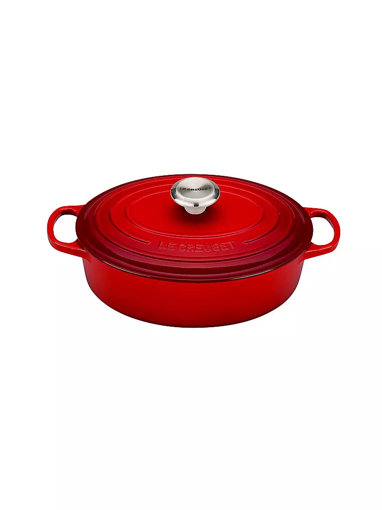 LE CREUSET | Gourmet Bräter Signature oval 27cm Kirschrot | rot