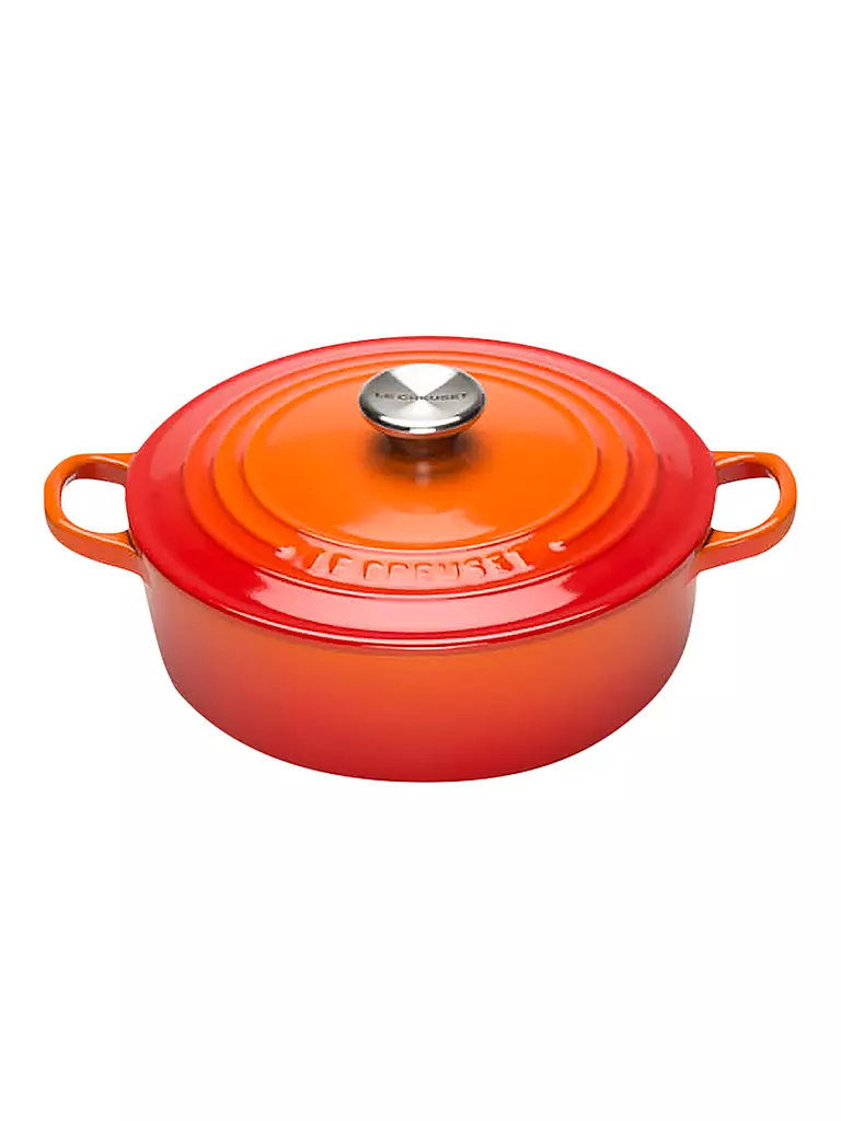 LE CREUSET | Gourmet-Bräter Signature  24cm Ofenrot | orange