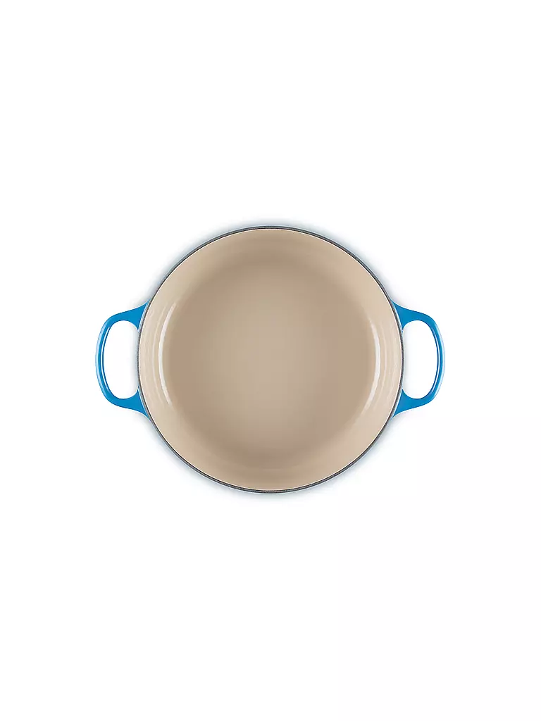 LE CREUSET | Gourmet-Bräter SIGNATURE 30cm Azure | hellgrau